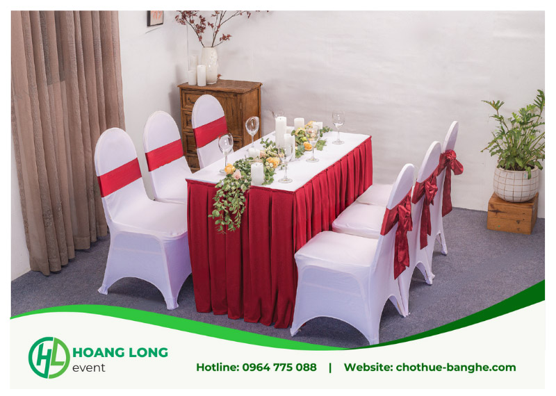 bảng giá thuê bàn ghế banquet